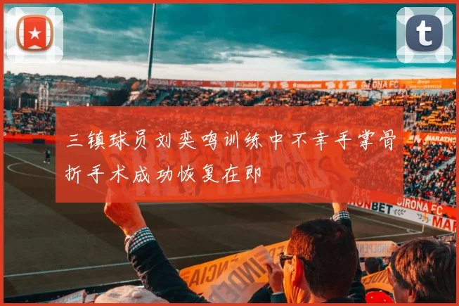 三镇球员刘奕鸣训练中不幸手掌骨折手术成功恢复在即